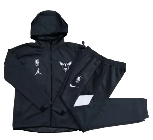 Max Maillot Survetement Charlotte Hornets - Noir