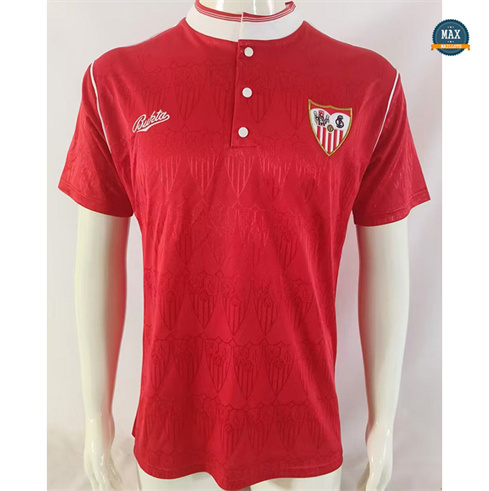 Max Maillot Retro red 1991-92 Seville Exterieur