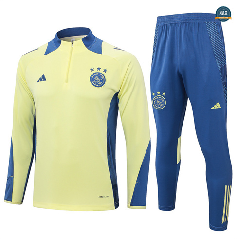 Soldes Max Survetement AFC Ajax 2024/25 jaune clair