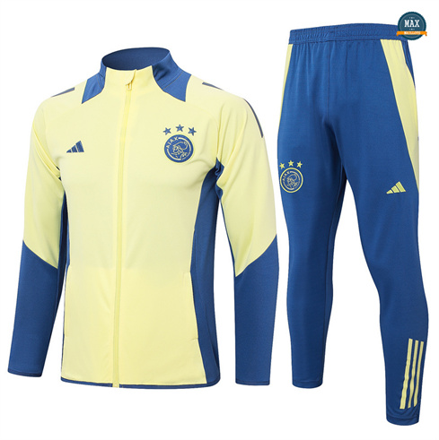 Achat Max Veste Survetement AFC Ajax 2024/25 jaune