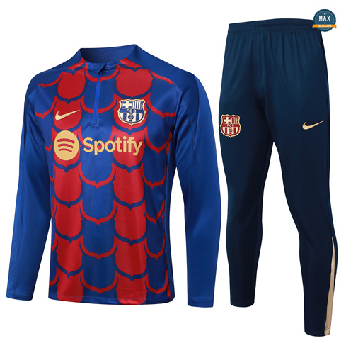 Vente Max Survetement Barcelone 2024/25 Bleu