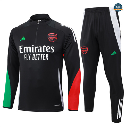 Vente Max Survetement Enfant Arsenal 2024/25 noir