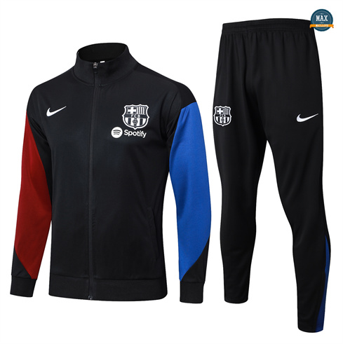 Achat Max Veste Survetement Enfant Barcelone 2024/25 noir