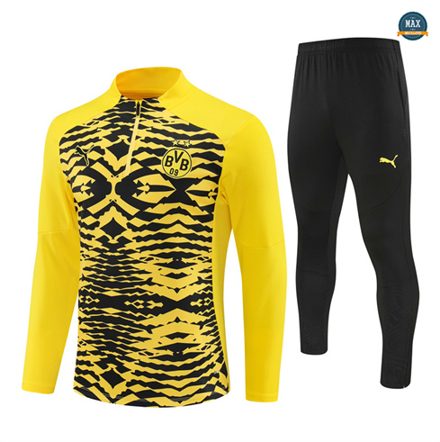 Nouveau Max Survetement Enfant Dortmund 2024/25 jaune