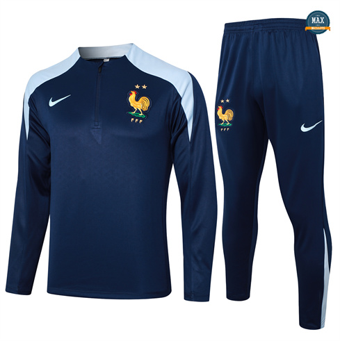 Achetez Max Survetement Enfant France 2024/25 Bleu marine