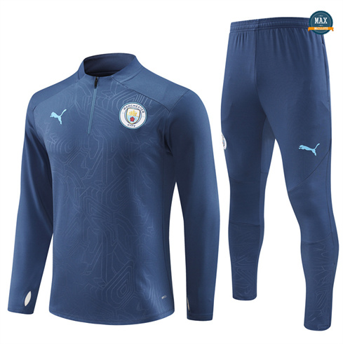 Acheter Max Survetement Enfant Manchester City 2024/25 Bleu marine
