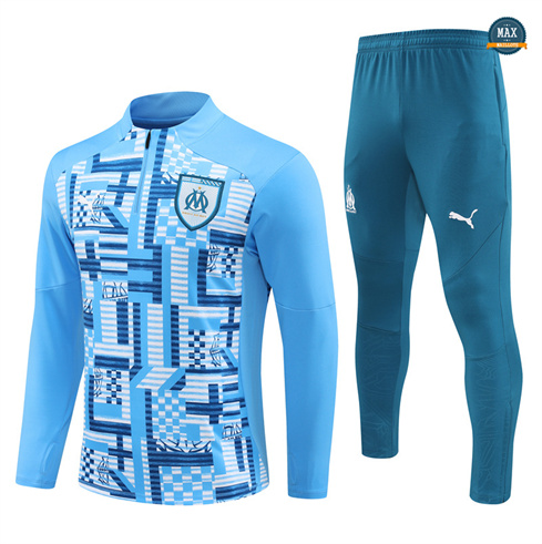 Vente Max Survetement Enfant Olympique Marseille 2024/25 bleu clair