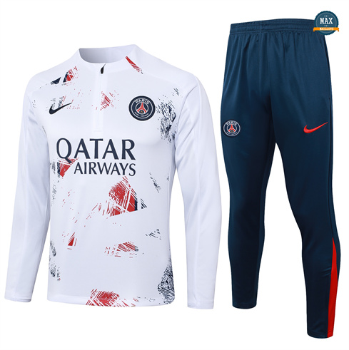 Choix Max Survetement Enfant Paris Paris Saint Germain 2024/25 Blanc