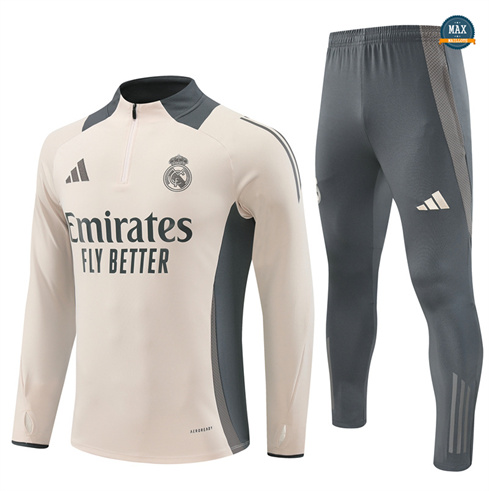 Grossiste Max Survetement Enfant Real Madrid 2024/25 abricot