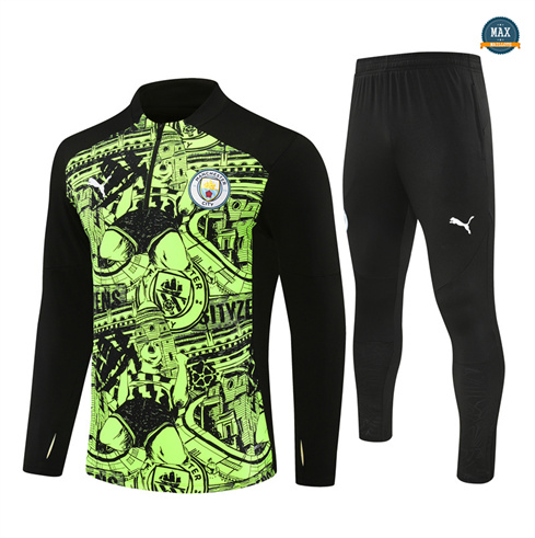 Acheter Max Survetement Manchester City 2024/25 vert