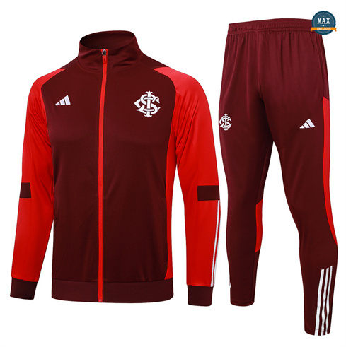 Achetés Max Veste Survetement SC Internacional 2024/25 rouge bordeaux