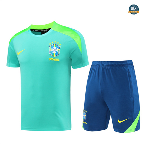 Prix Max Maillot Training Brésil + Short 2024/25 vert