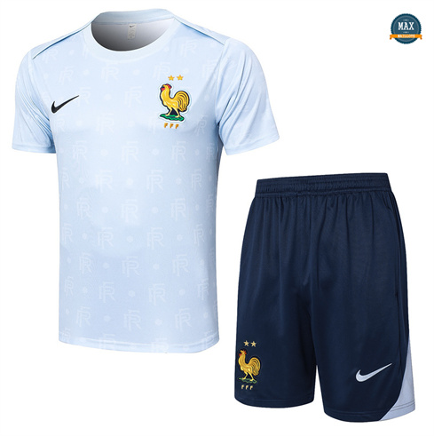 Choix Max Maillots Training France + Short 2024/25 bleu clair