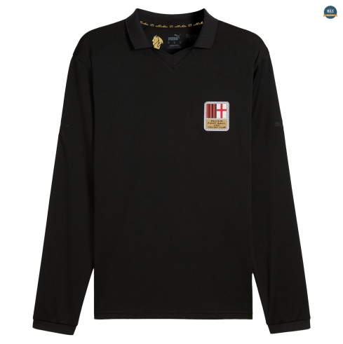 Max Maillots AC Milan 125e anniversaire Manche Longue Noir 2024/25