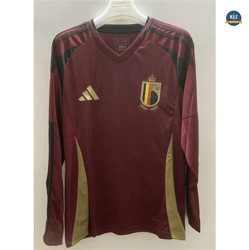 Max Maillot Belgique Domicile Manche Longue 2024/25