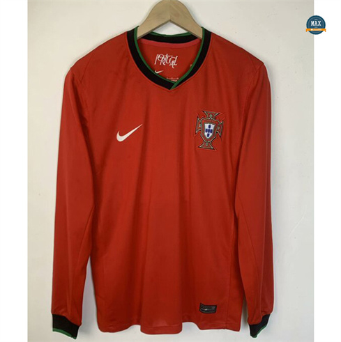 Créer Max Maillot Portugal Domicile Manche Longue 2024/25 pas cher fiable