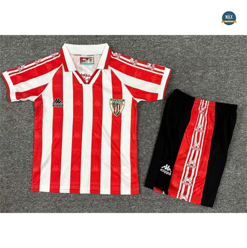 Soldes Max Maillot Retro 1995-97 Athletic Bilbao Enfant Domicile pas cher fiable