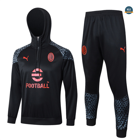 Achetez Max Survetement à capuche AC Milan 2024/25 noir pas cher fiable