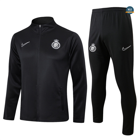 Achetez Max Veste Survetement Al-Nassr FC 2024/25 noir pas cher fiable