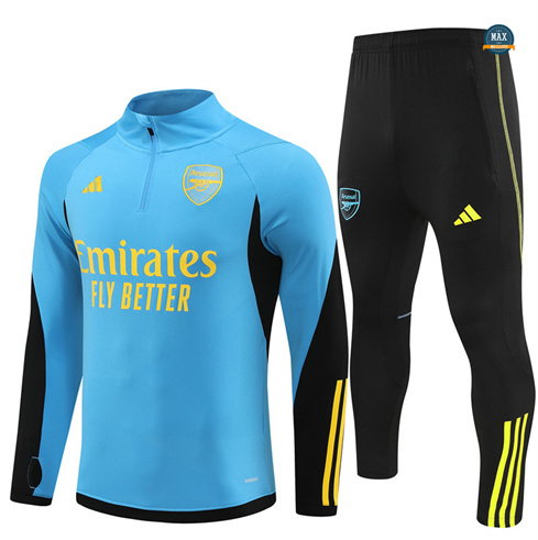 Soldes Max Survetement Arsenal 2024/25 bleu clair pas cher fiable