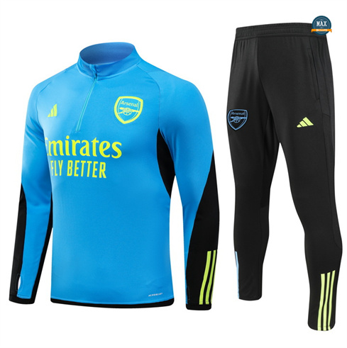 Vente Max Survetement Arsenal 2024/25 bleu clair pas cher fiable