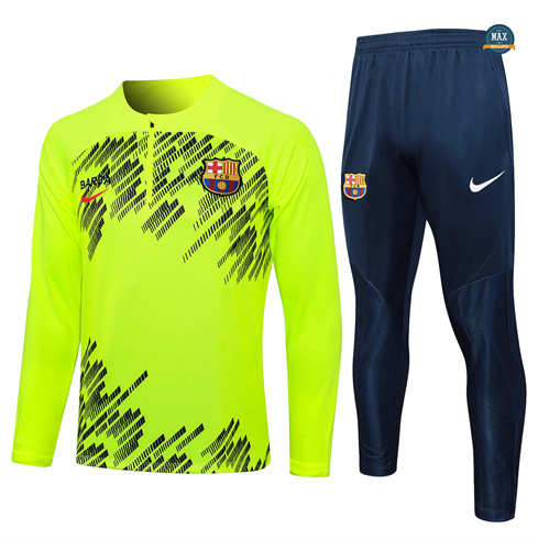 Flocage Max Survetement Barcelone 2024/25 vert pas cher fiable