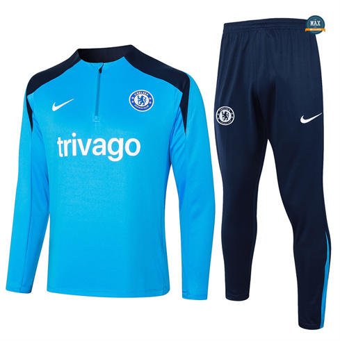 Achetez Max Survetement Chelsea 2024/25 lac bleu pas cher fiable