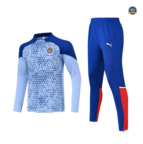 Marque Max Survetement Chivas 2024/25 bleu pas cher fiable