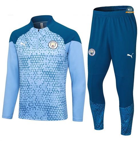 Marque Max Survetement Enfant Manchester City 2024/25 bleu pas cher fiable
