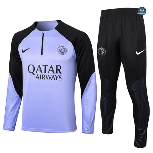 Flocage Max Survetement Enfant Paris Saint Germain 2024/25 Violet clair pas cher fiable