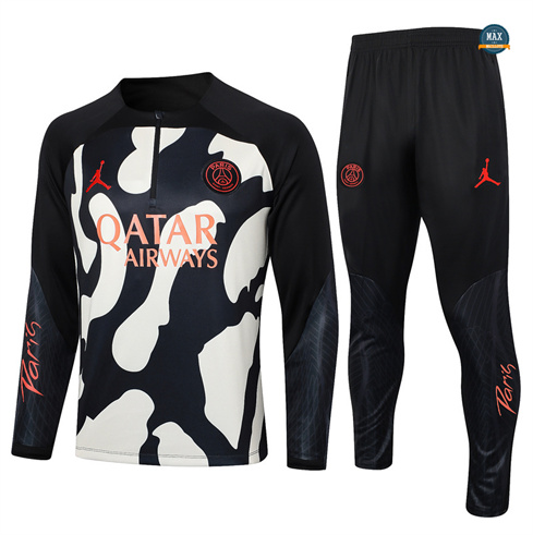 Acheter Max Survetement Enfant Paris Saint Germain 2024/25 noir pas cher fiable