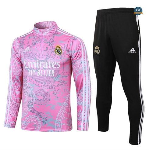 Marque Max Survetement Enfant Real Madrid 2024/25 rose pas cher fiable