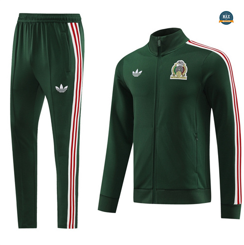 Flocage Max Veste Survetement Mexique 2024/25 vert foncé pas cher fiable