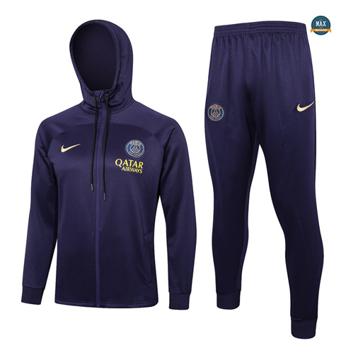 Acheter Max Veste Survetement à Capuche Paris Saint Germain 2024/25 Violet pas cher fiable