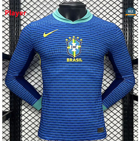 Max Maillots Player Version 2024/25 Brésil Exterieur Manche Longue