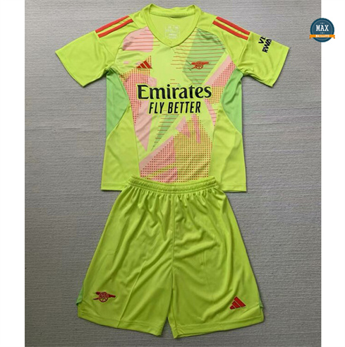 Max Maillot Arsenal Enfant Gardien de but Vert 2024/25
