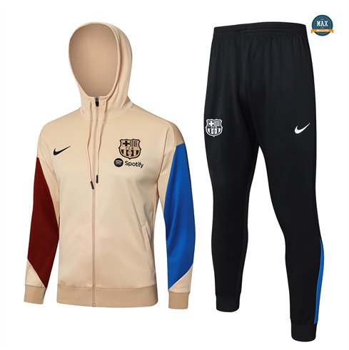 Vendre Veste Survetement à Capuche Barcelone 2024/25 Jaune