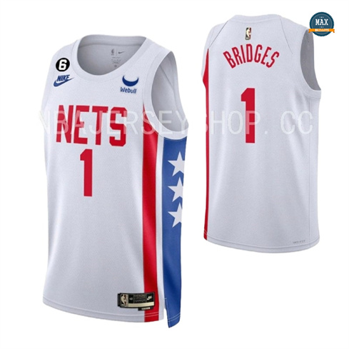 Max Maillot Mikal Bridges, Brooklyn Nets 2022/23 - Classic