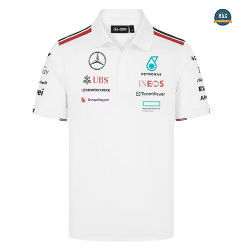 Max Maillot Polo Mercedes AMG Petronas F1 2024