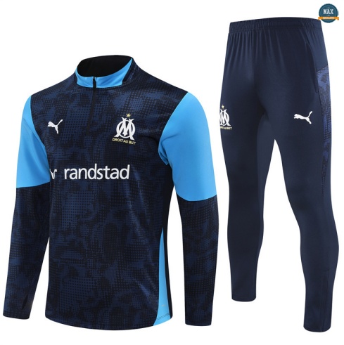 Maxmaillots Survetement Marseille 2025/26 Bleu Marine Online