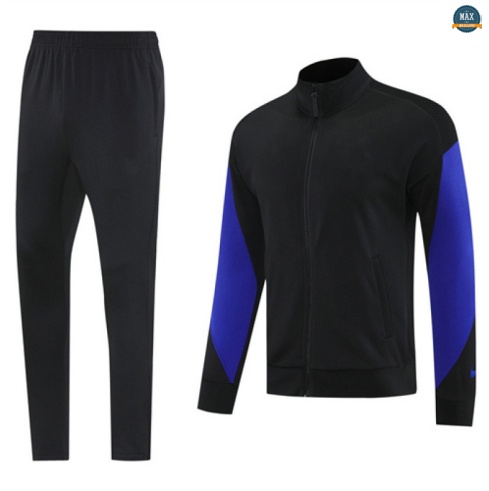 Maxmaillots Veste Survetement Barcelone 2025/26 Noir/Bleu Online