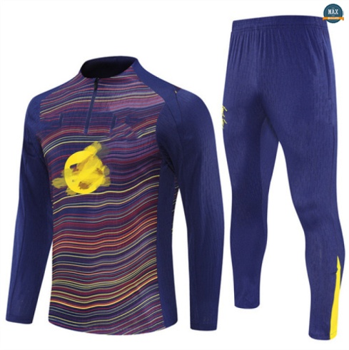 Maxmaillots Survetement Barcelone 2025/26 Jaune/Bleu Pas Cher