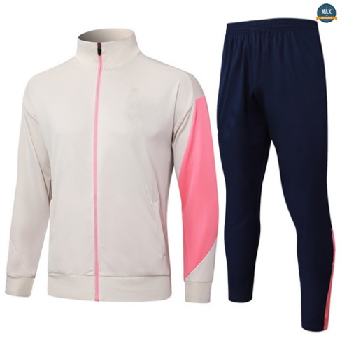 Maxmaillots Veste Survetement Barcelone 2025/26 Jaune/Bleu/Rose Pas Cher