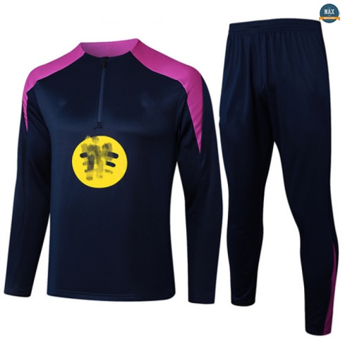Maxmaillots Survetement Barcelone 2025/26 Vert/Violet Pas chèr