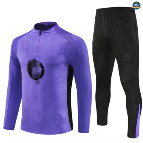 Maxmaillots Survetement Barcelone 2025/26 violet/Noir personnalisé