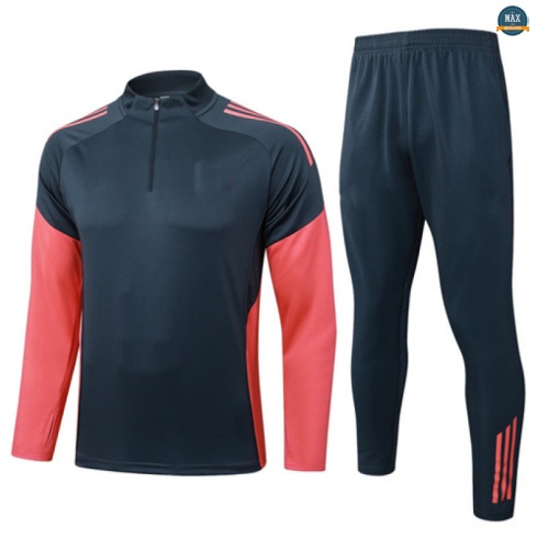 Maxmaillots Survetement Bayern Munich 2025/26 Gris/Orange/Rouge personnalisé