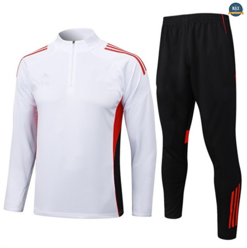 Maxmaillots Survetement Enfant Bayern Munich 2025/26 Blanc/Noir/Rouge discout