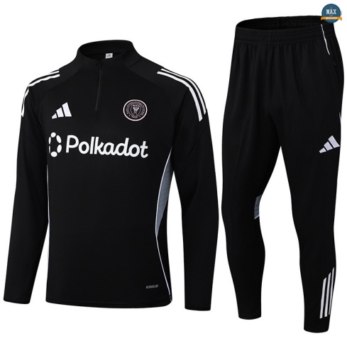 Maxmaillots Survetement Enfant Inter Miami 2025/26 Noir/Blanc Online