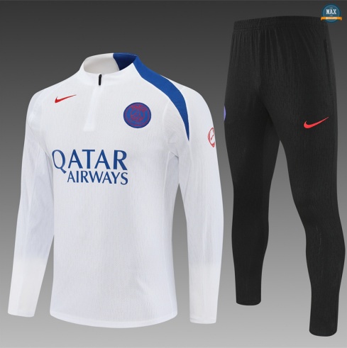 Maxmaillots Survetement Enfant PSG Enfant 2025/26 Blanc Online
