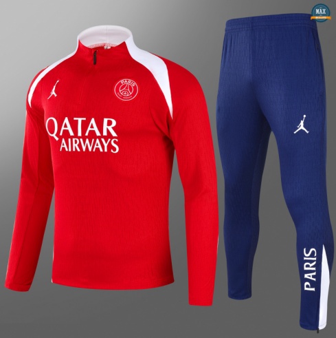Maxmaillots Survetement Enfant PSG 2025/26 Rouge/Bleu/Blanc discout